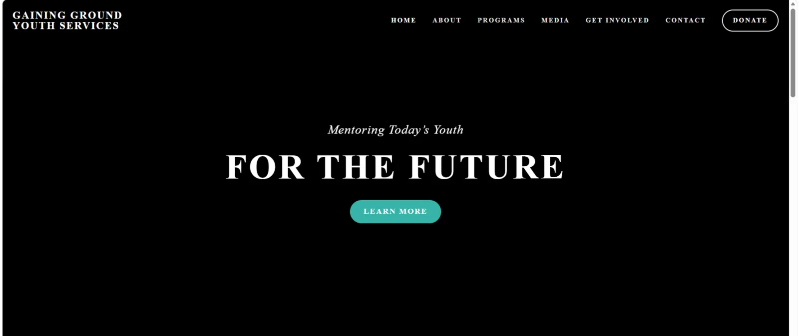 Gaining Ground Youth Services — Nonprofit & storytelling